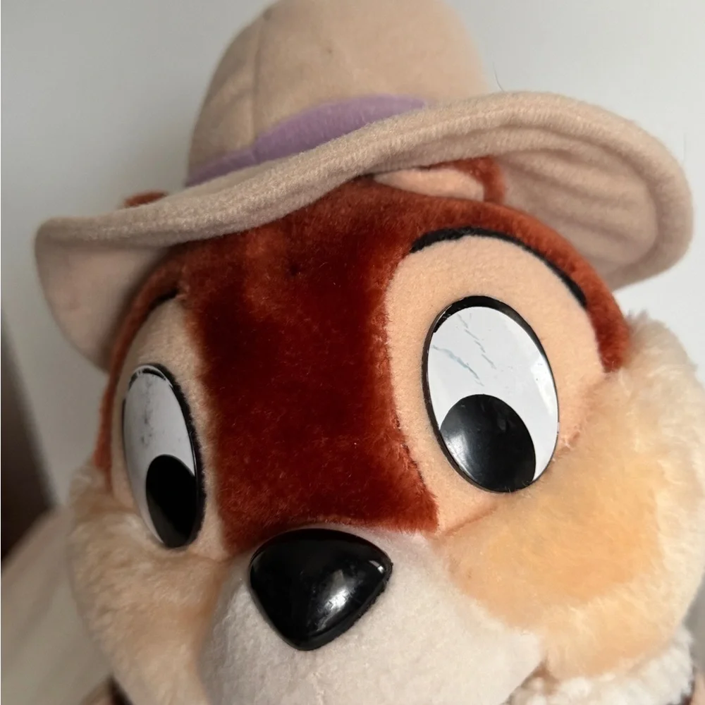 Vintage 90s Disney Parks Rescue Ranger Chip Plush – 12” Stuffed Animal